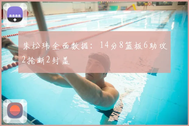 朱松玮全面数据:14分8篮板6助攻2抢断2封盖